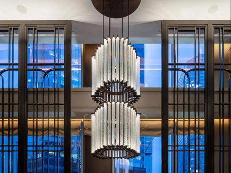 Custom Hotel Lobby Lighting Case: Creating an Artistic Focal Point in the Space