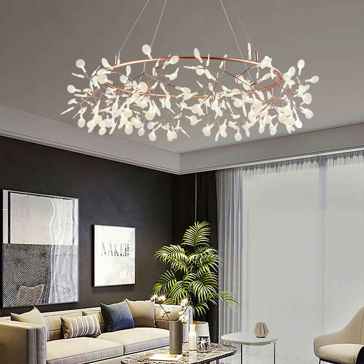 Big O Firefly LED Chandelier