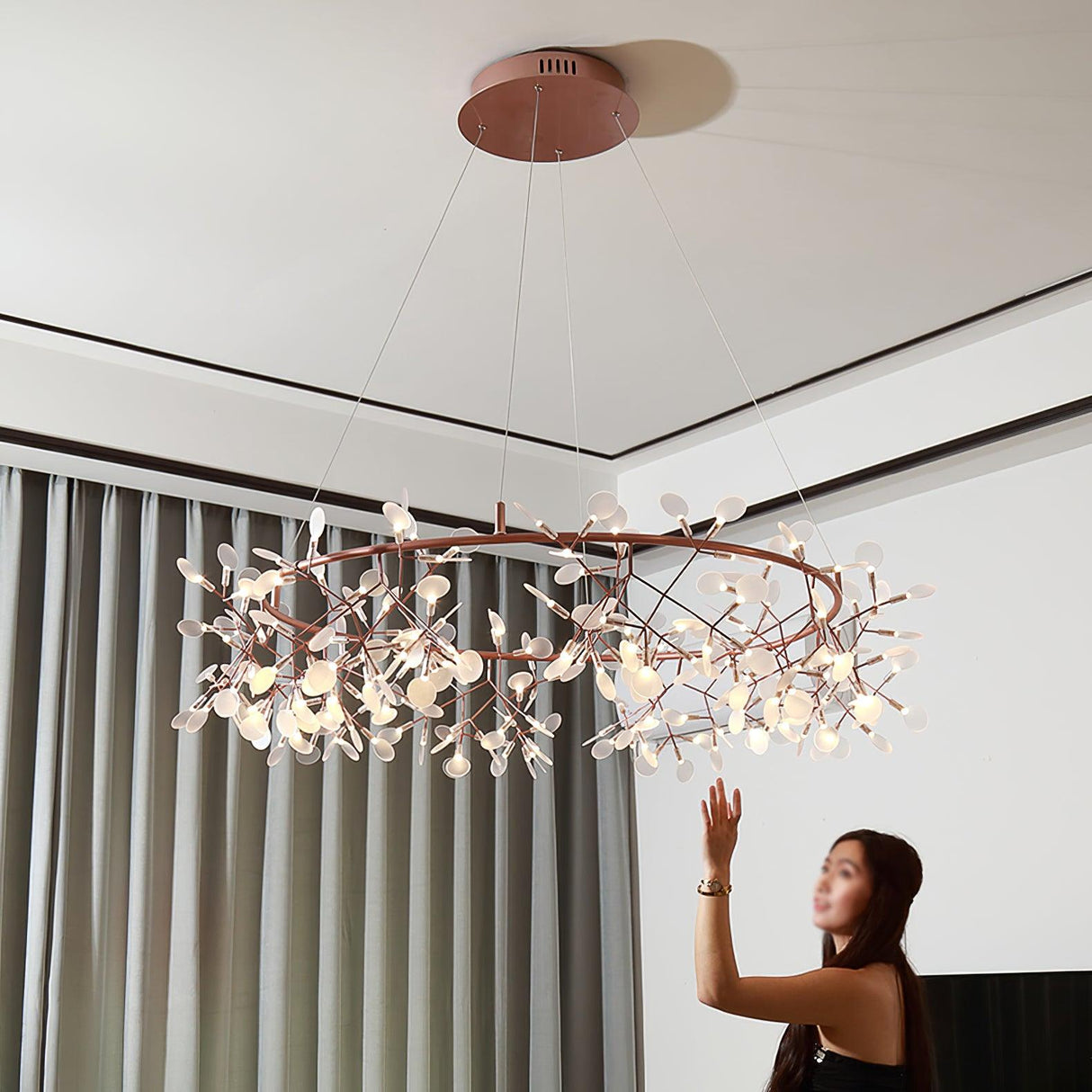 Big O Firefly LED Chandelier