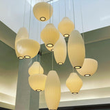 Bubble Mulberry Silk Pendant Lamp