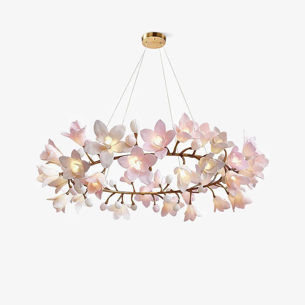 Circular Blossom Chandelier