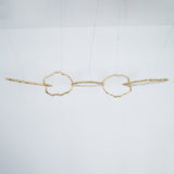 Cloud Rings Series Brass Chandelier