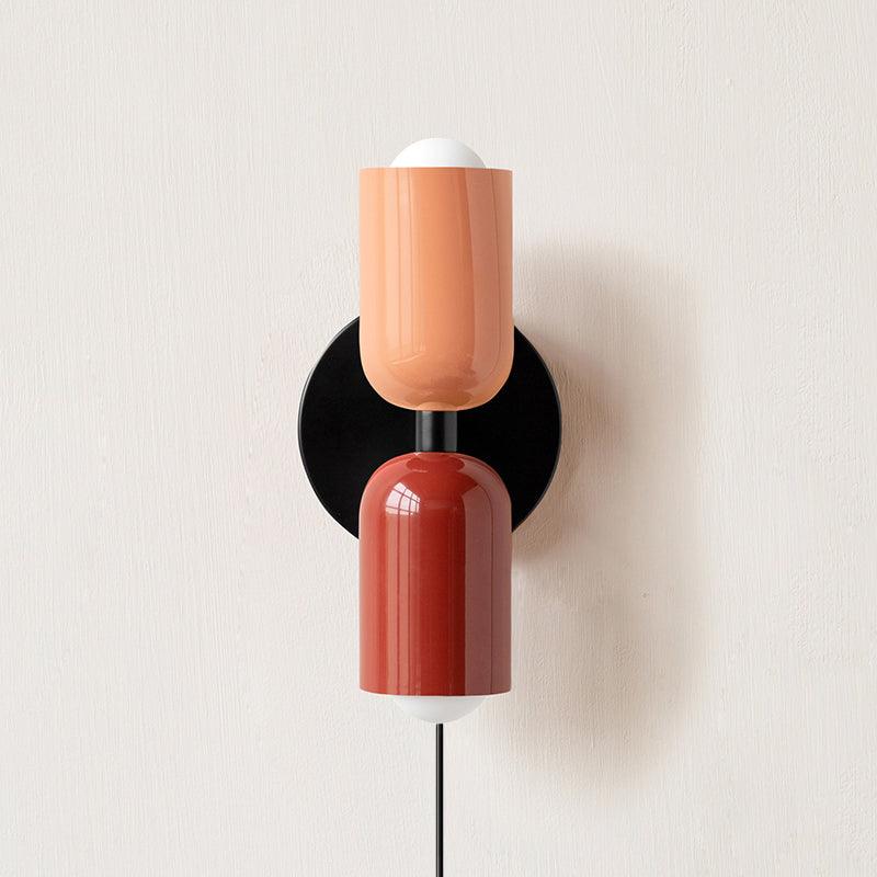 Couleur Double Plug In Wall Lamp