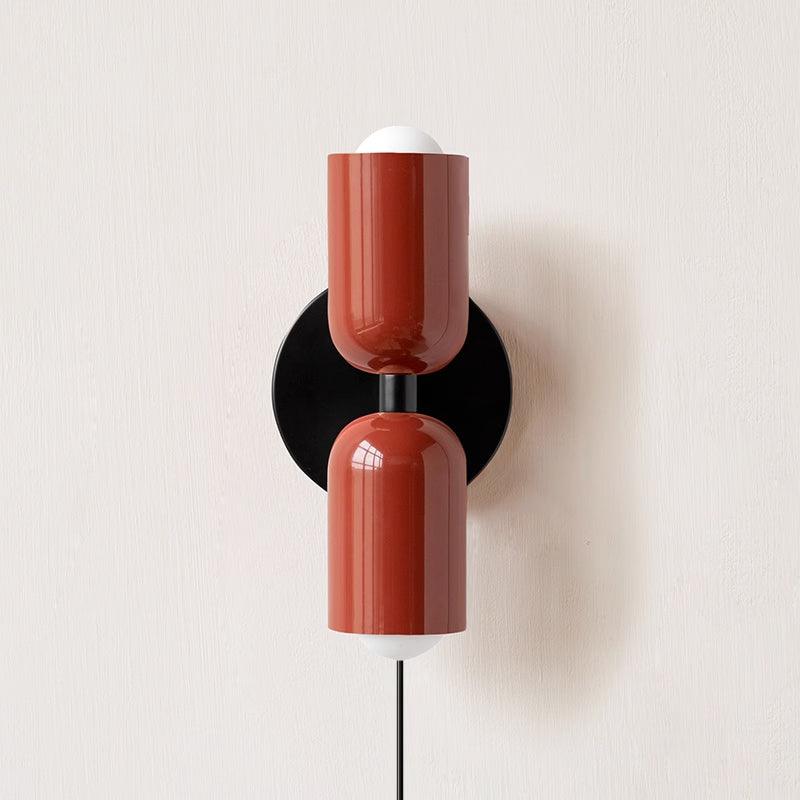 Couleur Double Plug In Wall Lamp