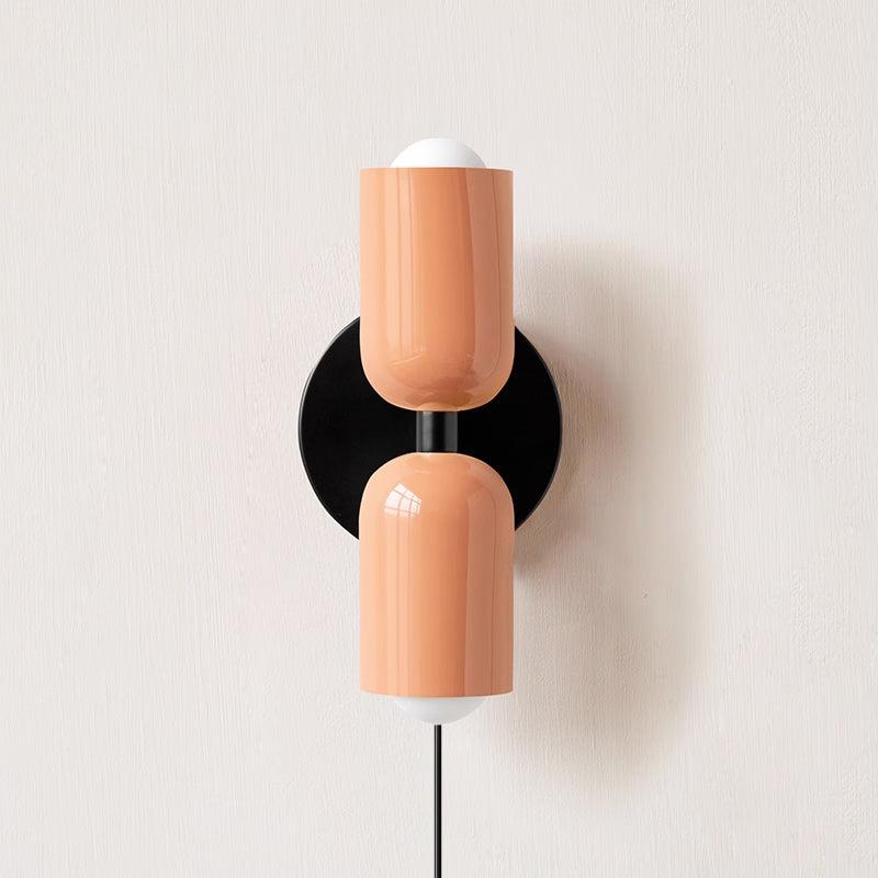 Couleur Double Plug In Wall Lamp