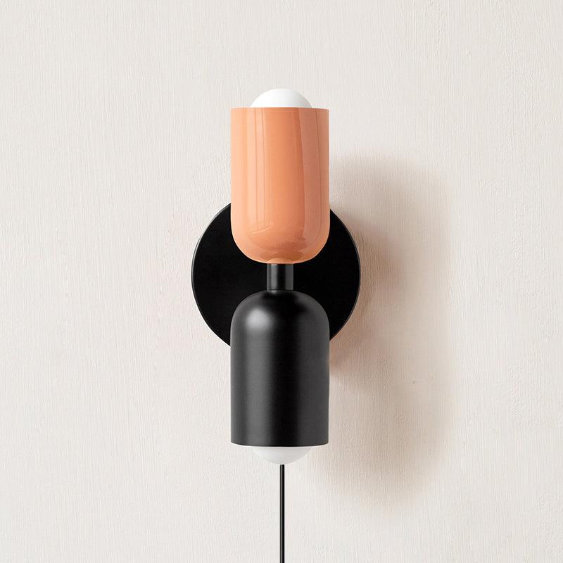 Couleur Double Plug In Wall Lamp