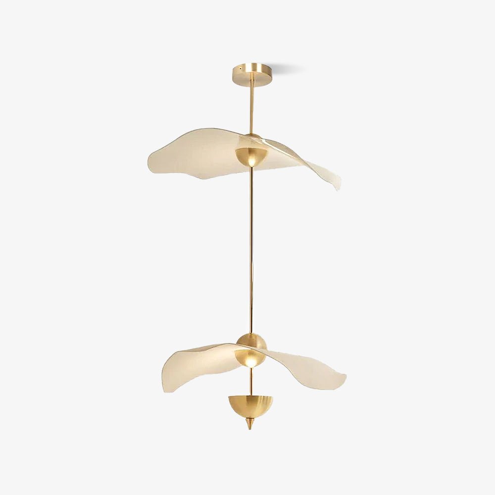 Envolee Double Biscuit Pendant Light