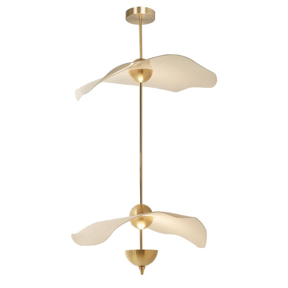 Envolee Double Biscuit Pendant Light