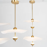 Envolee Double Biscuit Pendant Light