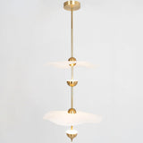 Envolee Double Biscuit Pendant Light