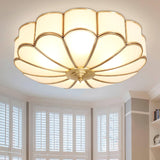 Flower Shape Glass Recessed Ceiling Light