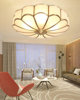 Flower Shape Glass Recessed Ceiling Light