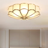 Flower Shape Glass Recessed Ceiling Light