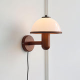 Mushroom Wood Wall Lamp