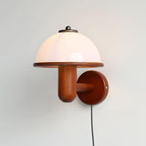 Mushroom Wood Wall Lamp