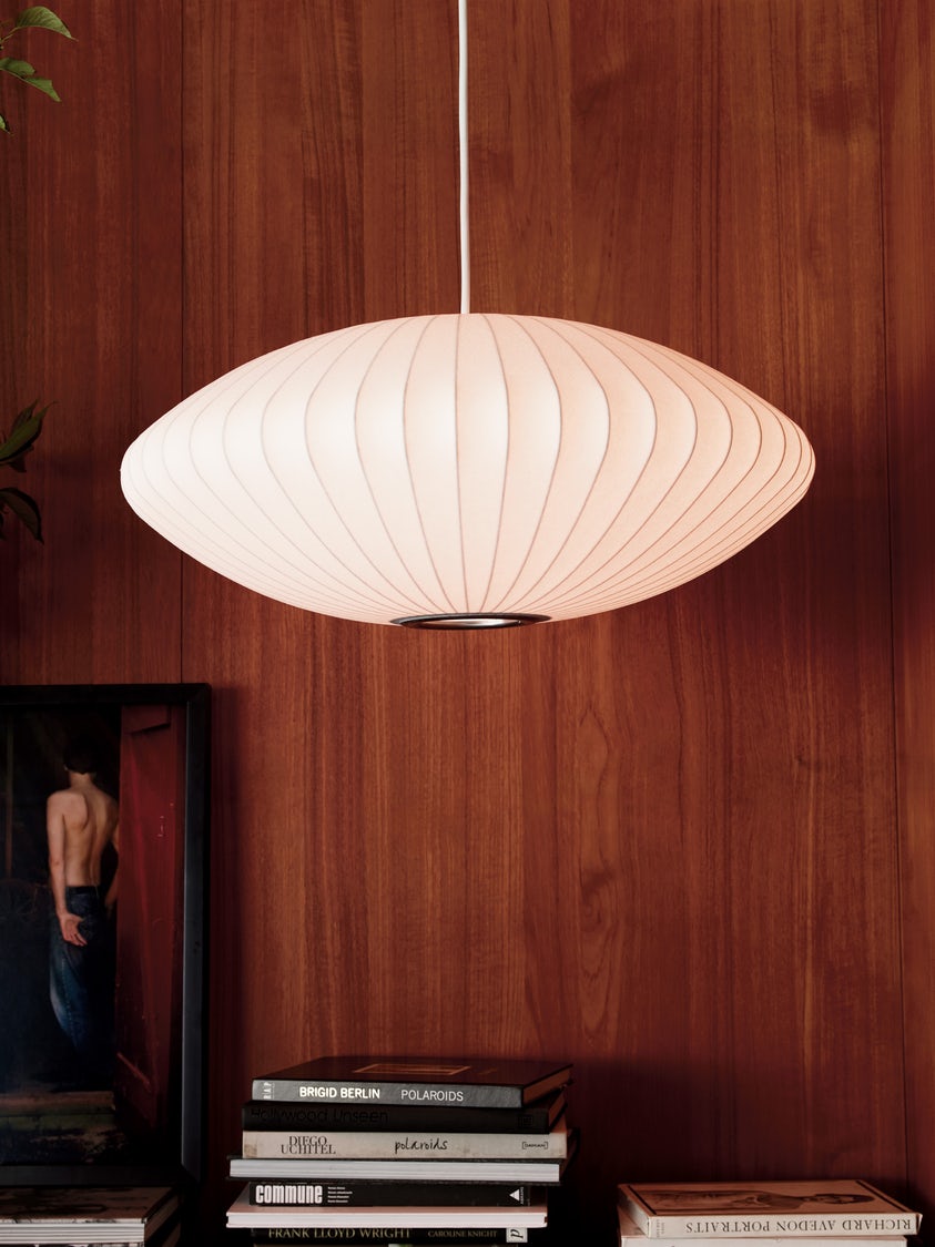 Bubble Mulberry Silk Pendant Lamp