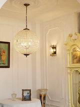 Traditional Gold Globe Chandelier