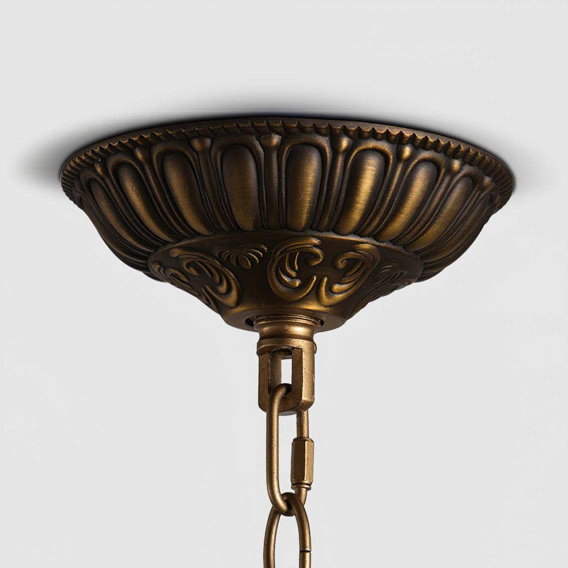 Traditional Gold Globe Chandelier