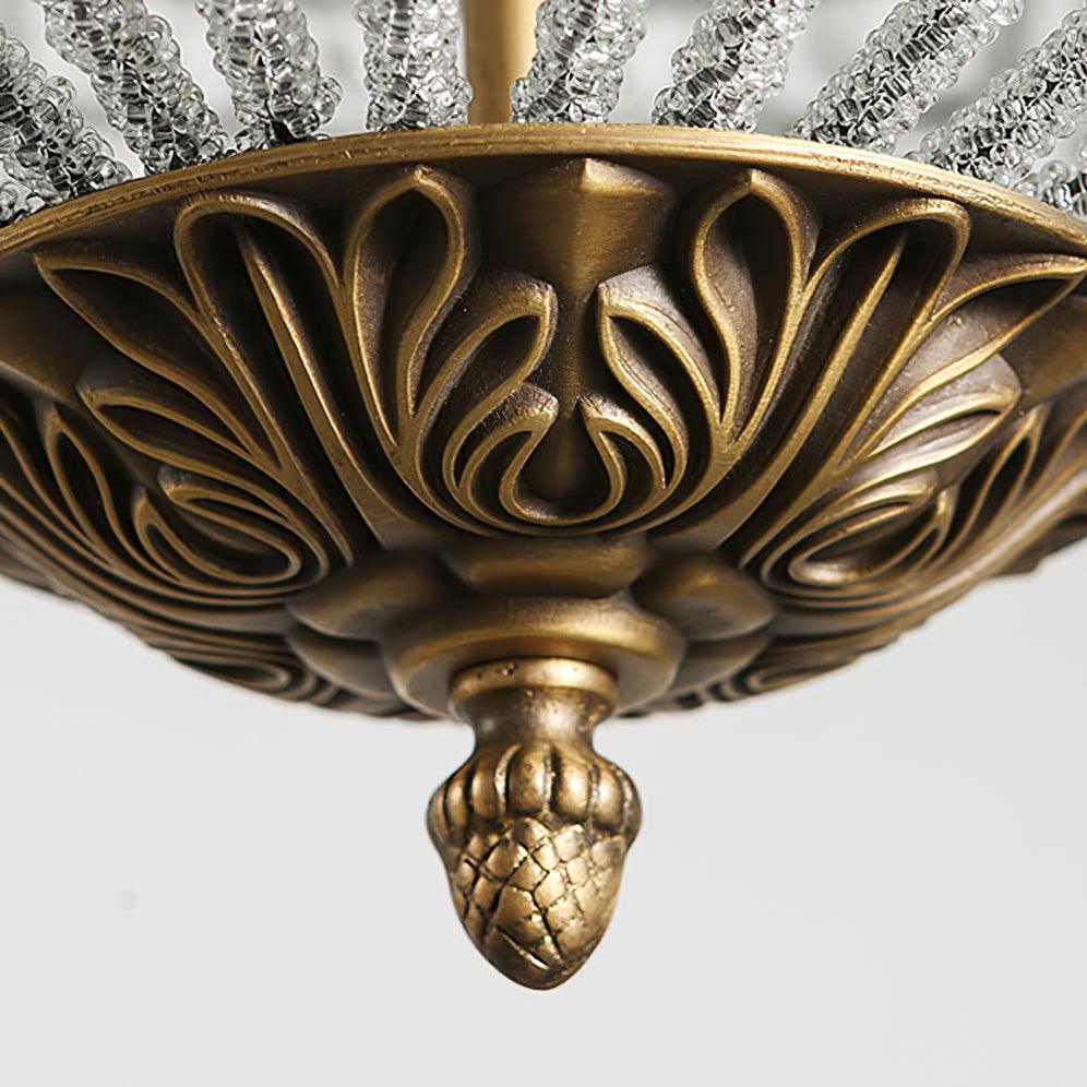 Traditional Gold Globe Chandelier