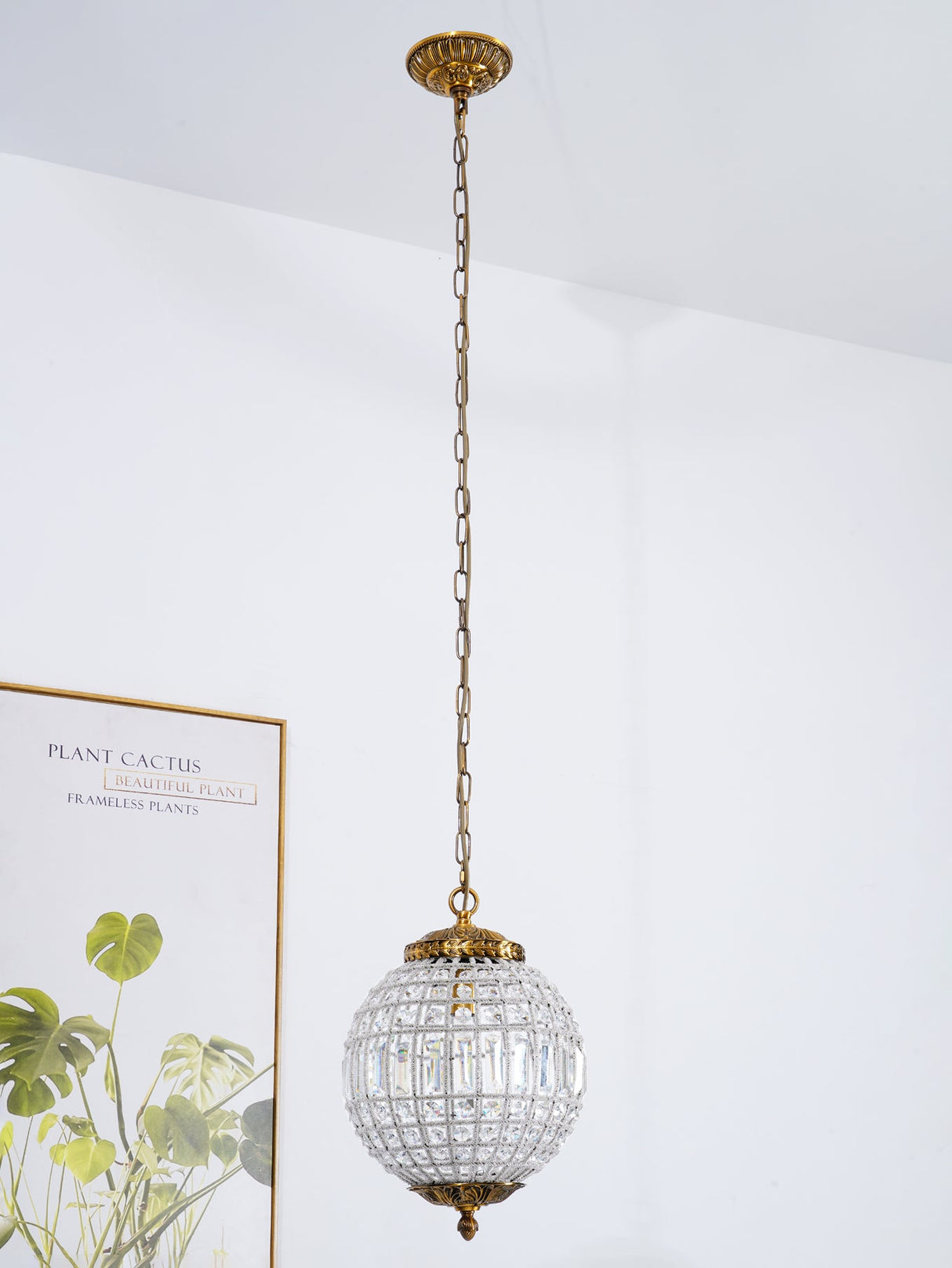 Traditional Gold Globe Chandelier