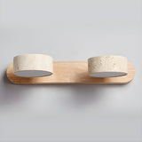 Travertine Duo Wall Light