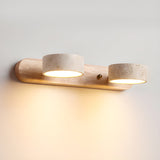 Travertine Duo Wall Light