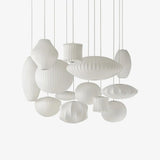 Bubble Mulberry Silk Pendant Lamp